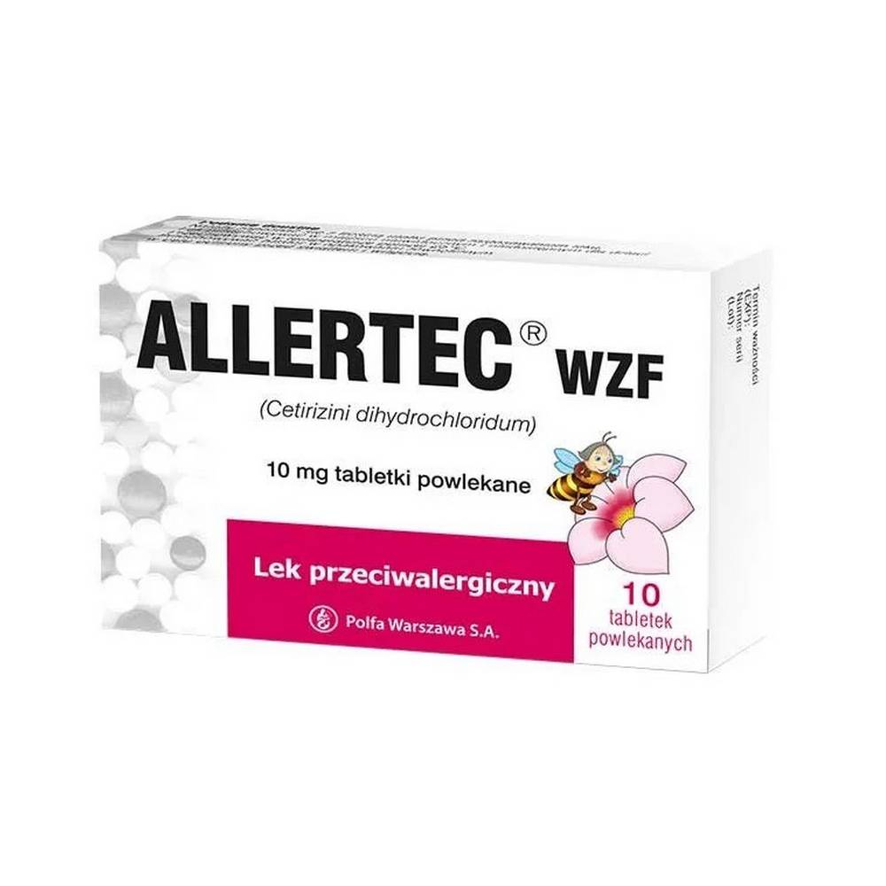 Wzf Ao2 Allertec WZF 10mg 10 tablets, Polpharma – Pharmatoo